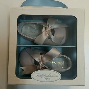 Size 3 Pink Lambskin baby shoes